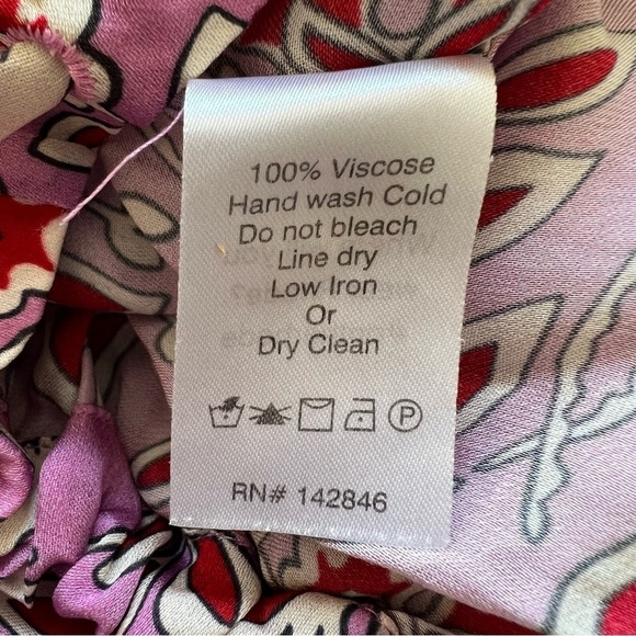 RHODE Helene flowy floral patterned top 13731 - Picture 11 of 12